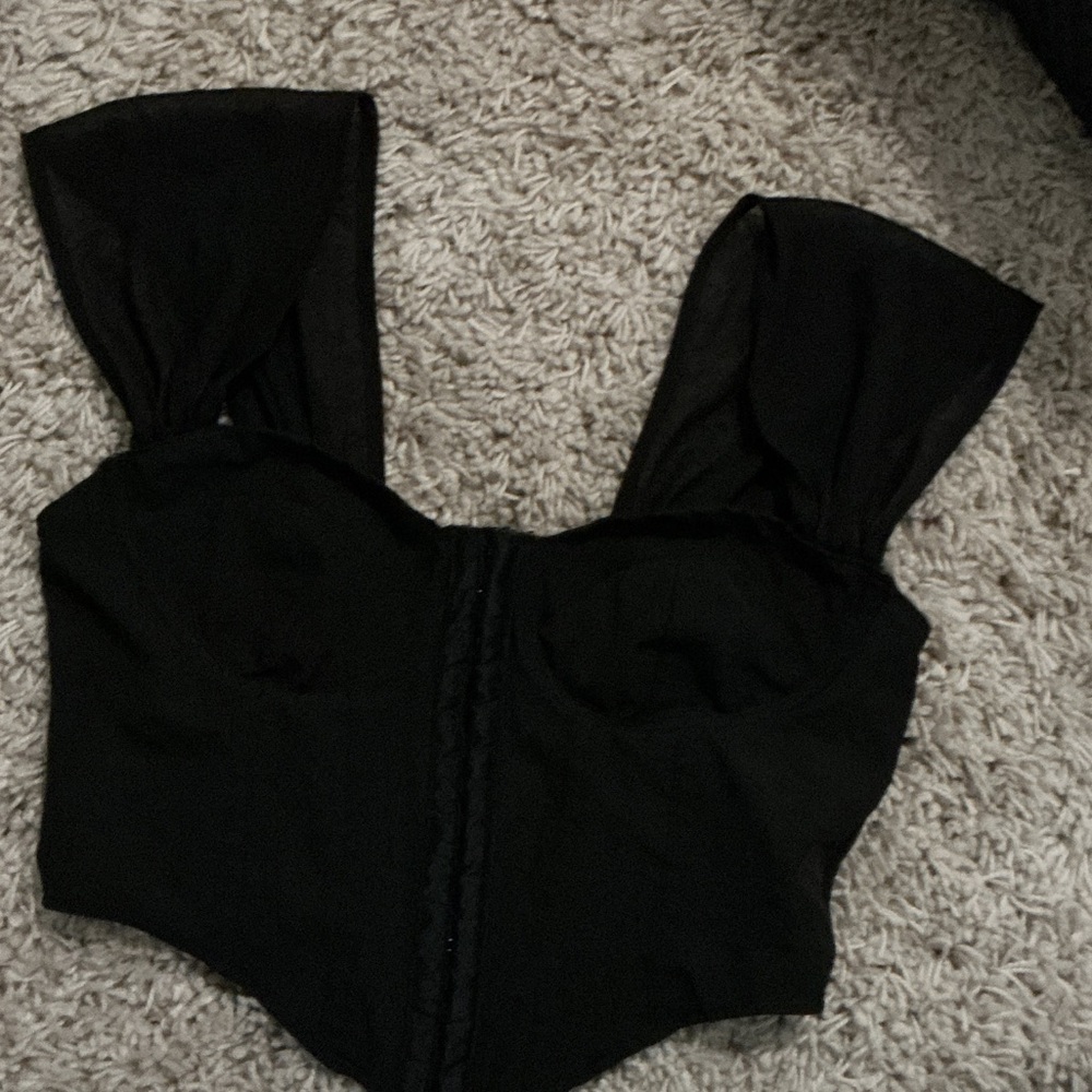 Black Long Sleeve Top